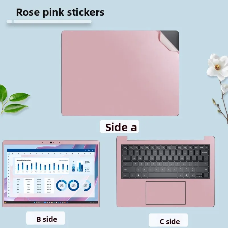 2025년용 Dell Pro 14 16 PC16250/ 16 14 Plus DB16250 DB14250 노트북 스킨 보호 필름 간편 절단 컴퓨터 스티커