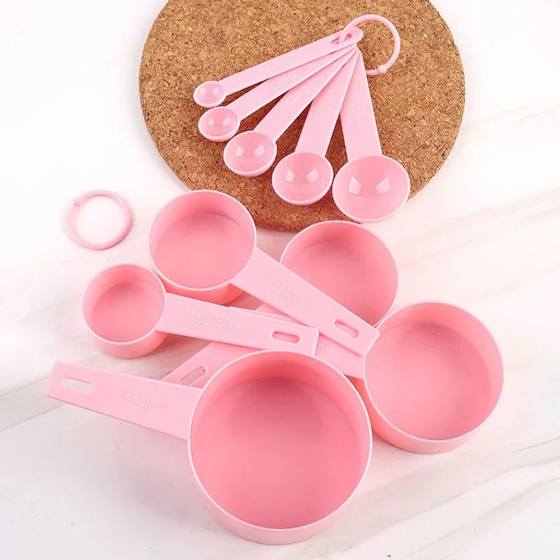 Kitchen Measuring Spoons Measuring Spoon Set Measuring Cup And Spoon Set 10pcs/set Kitchen Measuring Spoon Measuring Cups Tools Portable Plastic Coffee Sugar Scoop Kitchen Gadgets