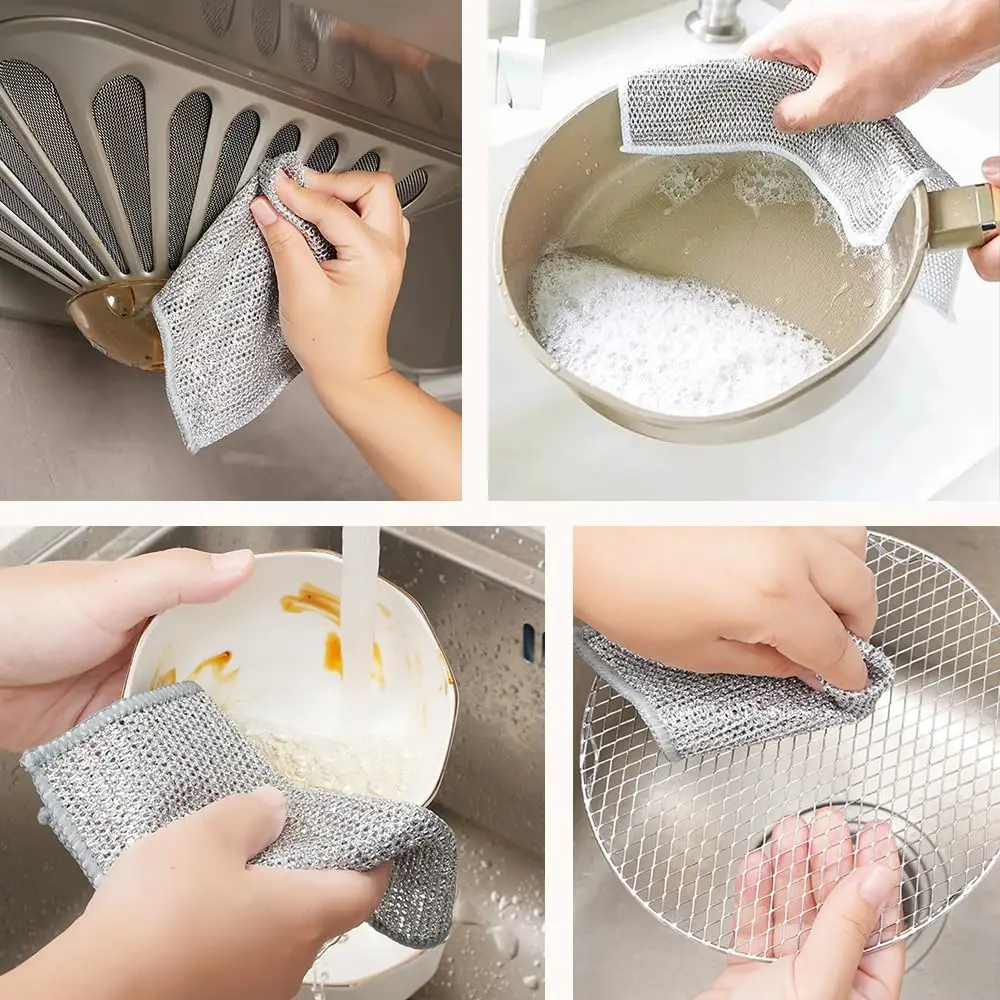 Set di 12 strofinacci da cucina in rete, antiaderenti, innovativi e veloci panni per la pulizia della cucina | Leroy Merlin