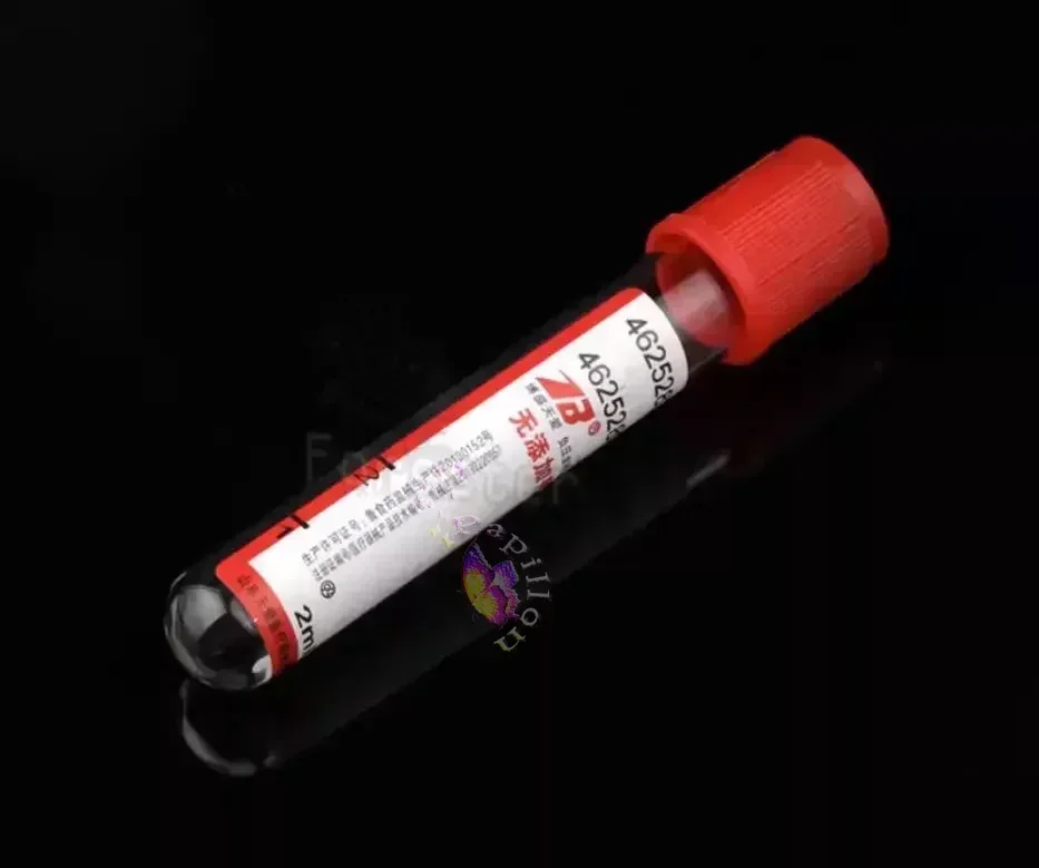 Vacuum Blood Collection No Additives Tube Lab Consumables 100pcs Veterinary 3ml 5ml 10ml Plain Tube Sterile Blood Test Tubes disposable blood collection needle