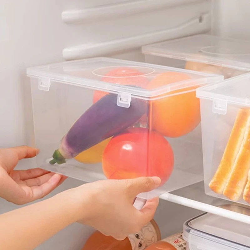 Bread Container Storage Box, For Refrigerator, Transparent