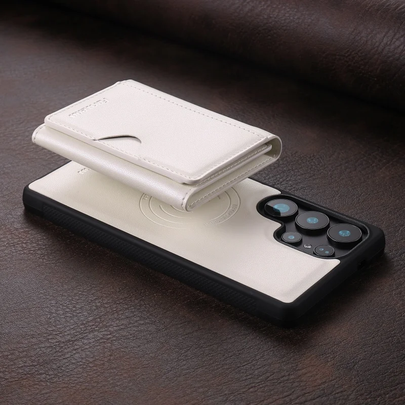 MagSafe Magnetic Leather Wallet Phone Case Cover