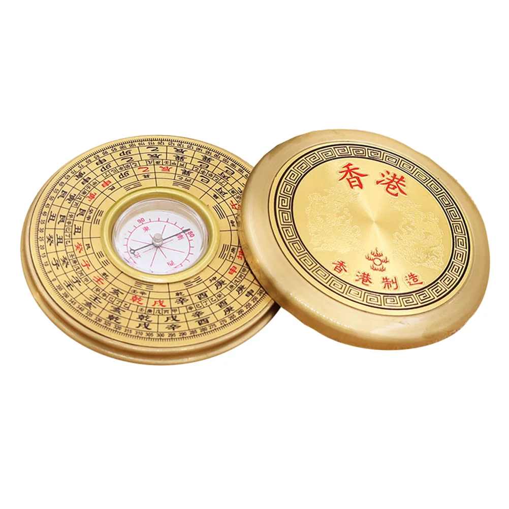 

Compass Trekking Equipment Bousole Prosperity Figure Alloy Chinese Decorations Compasses