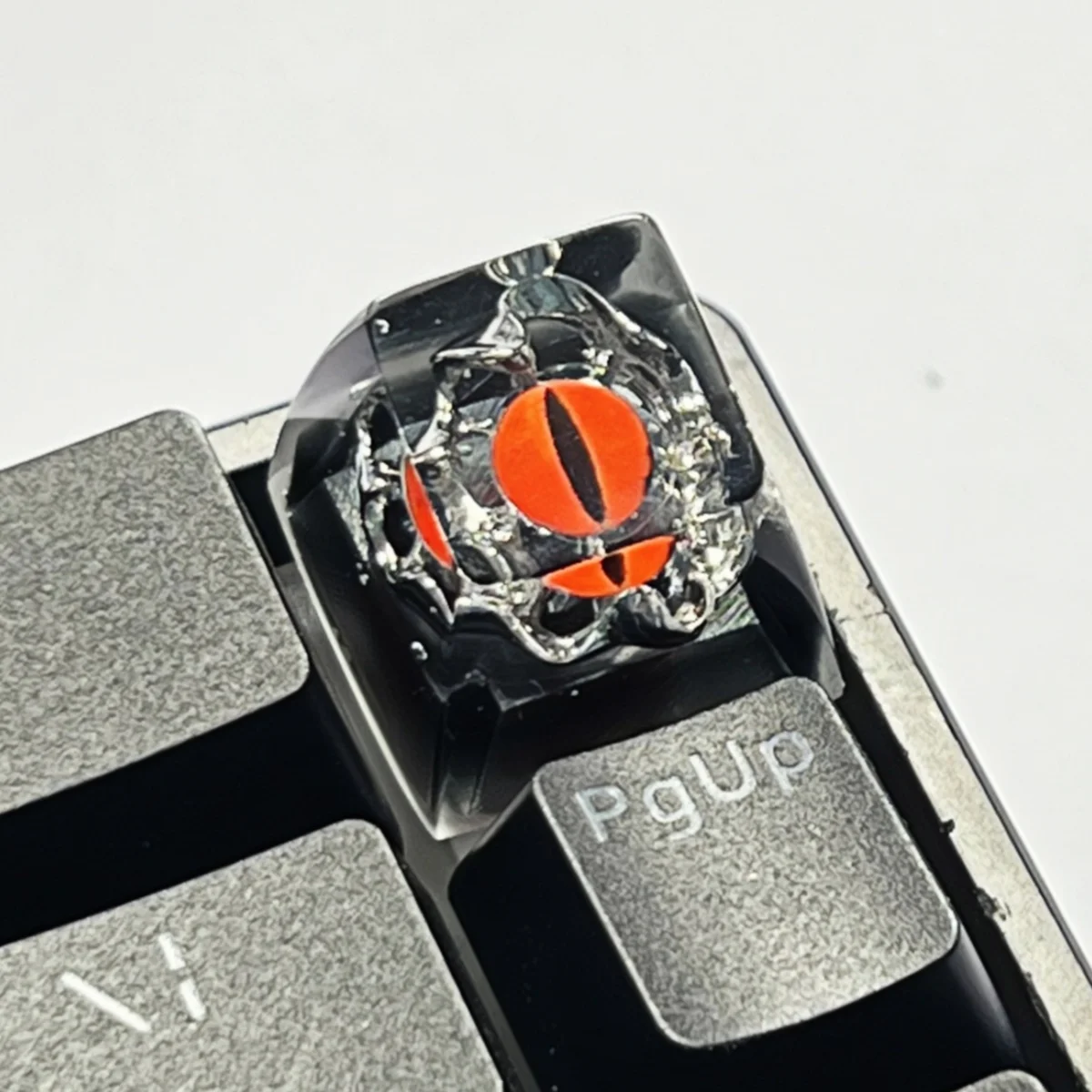 창의적인 기계식 키보드 키캡 DIY 맞춤형 악마의 눈 레진 키캡 게이밍 키보드 액세서리