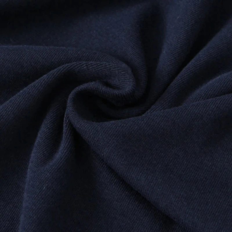 Fashion Plus Size Women's Wide Leg Pants Soft Premium double-layer Drawstring Waist Casual Navy Blue Trousers Autumn