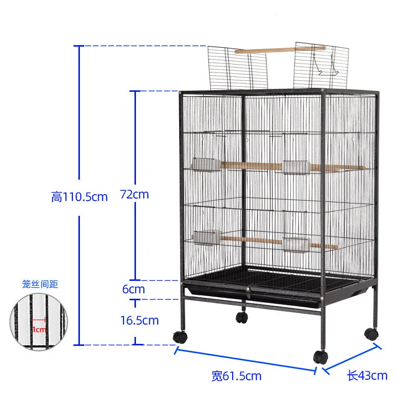 Cockatiel Bird Cage Size - Bird Cage Sizes And Requirements For Large Birds