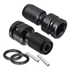 Meikela 1PCS 1/2 inch square drive to 1/4 inch hex socket adapter converter Chuck adapter for impact air and electric wrench 1