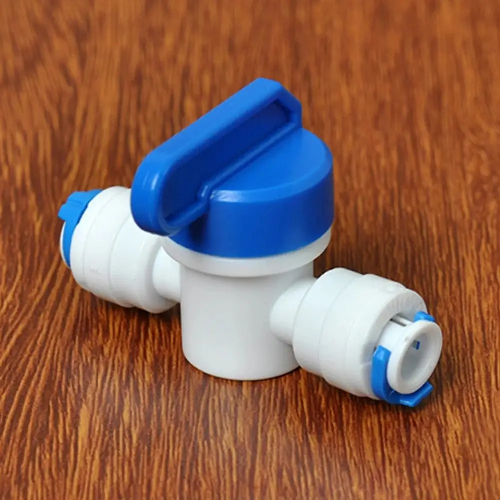 1Pcs Water Straight Plastic Ball Valve Male Female Thread 1/4" 3/8" Male 1/2" Female Reveser Hose Quick Connector
