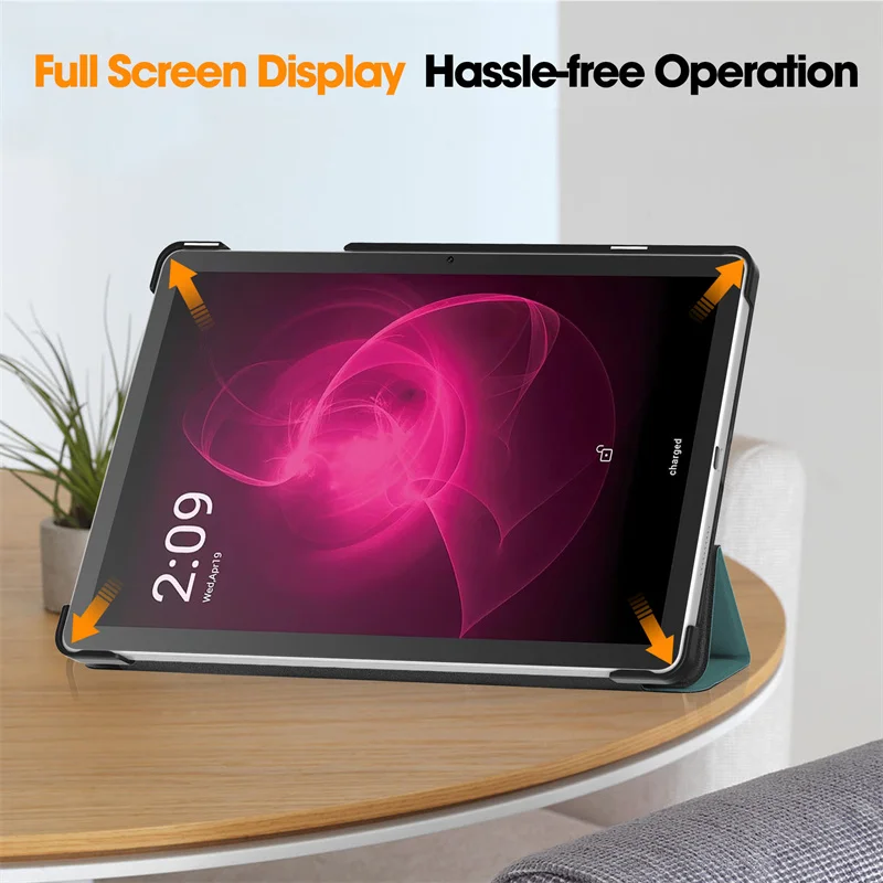 For T-Mobile REVVL TAB 5G Case 10.36 Inch Flip Stand Smart Cover Tablet Case Kids Auto Sleep/Wake