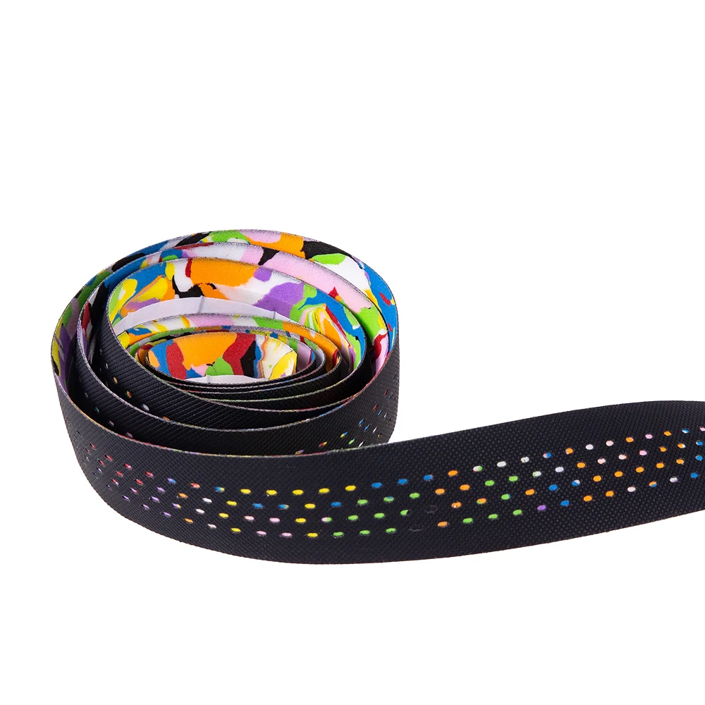 Description Picture 3 of itemZTTO Road Bike Bar Tape High Quality Vibration Damping Anti-Vibration EVA PU Handlebar Bar Tape Colorful Wrap +2 Bar Plug