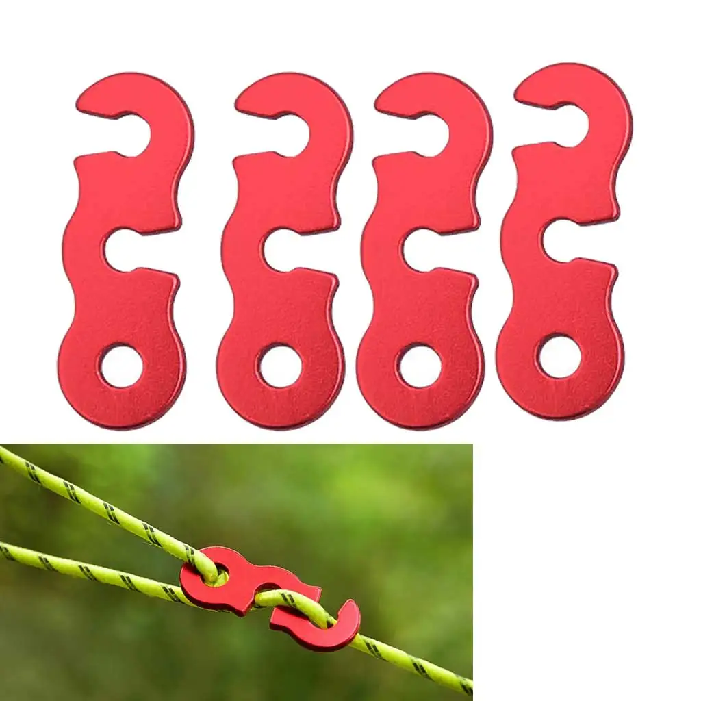Aluminium-Alloy-Guyline-Adjuster-Camping-Tent-Shelter-Tensioner-for ...