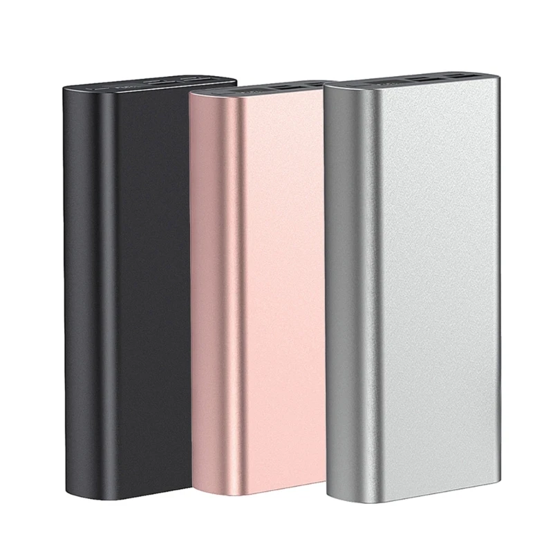 1260110 Polymer Battery Power Bank Shell QC3.0 PD 22.5W Fast Charge Battery Charger Box Aluminum Alloy Power Bank Case battery storage box power bank case battery power bank box