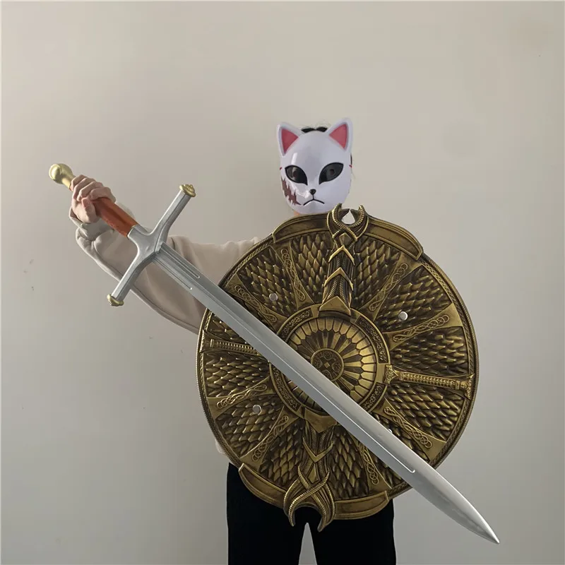 Storm of Swords Royal Knight Weapons Movie Cosplay Cold Ice Nasir Sword Prop Role Play Gift Safety PU Winter Frost Sword 104cm