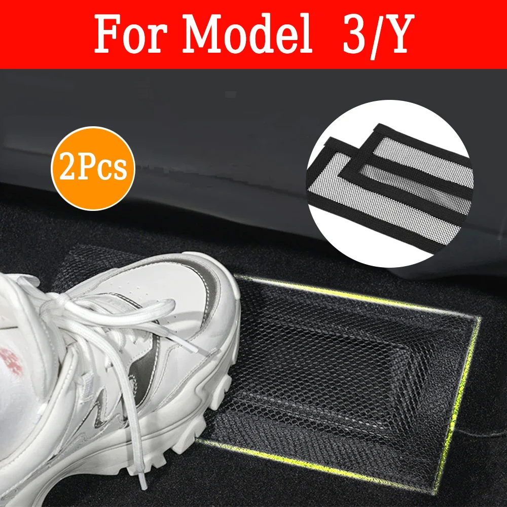 Air Outlet Cover For Tesla Model 3 Y Air Vent Anti-blocking Dust Cover Under Seat Conditioning Outlet Filter Net 2Pcs air vents cover