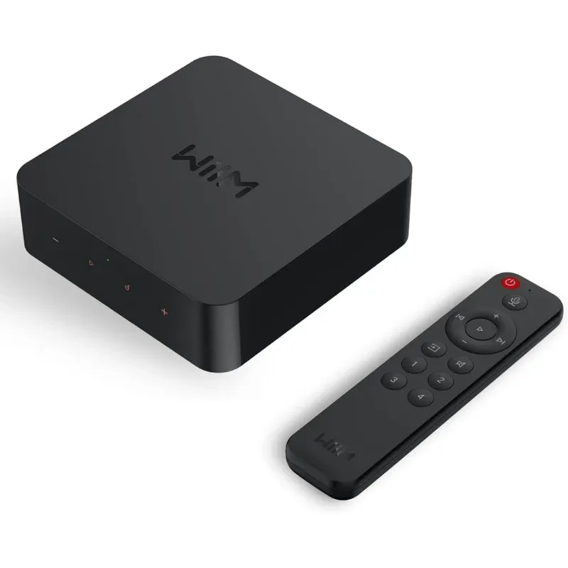 

WiiM Pro Plus AirPlay 2 Receiver, Chromecast Audio, Multiroom Streamer with Premium AKM DAC, Voice Remote Stream Hi-Res Audio