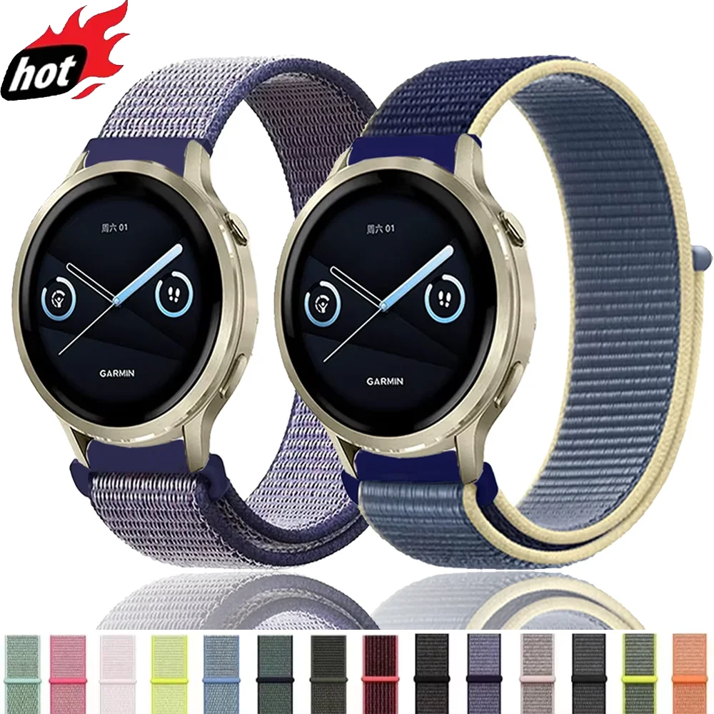 Breathable Nylon Loop Strap, 18mm - Stylish Women's Watch Band