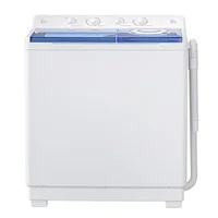 Compact 40Lbs Portable Semi-Automatic Twin Tub Washing Machine 1