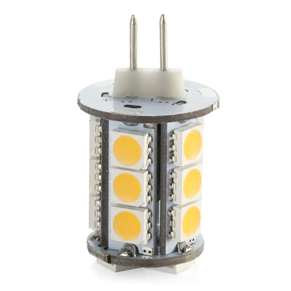 천장 조명용 LED 램프 전구, RV 보트 야외 조경 조명용, AC DC 12V 3W G4, 20W T3 JC 타입 바이 핀 2700K