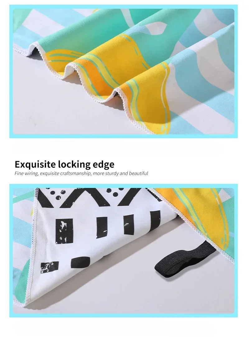 Portable Quick-drying Beach Towel Absorbent Sports Towel_voghion.com