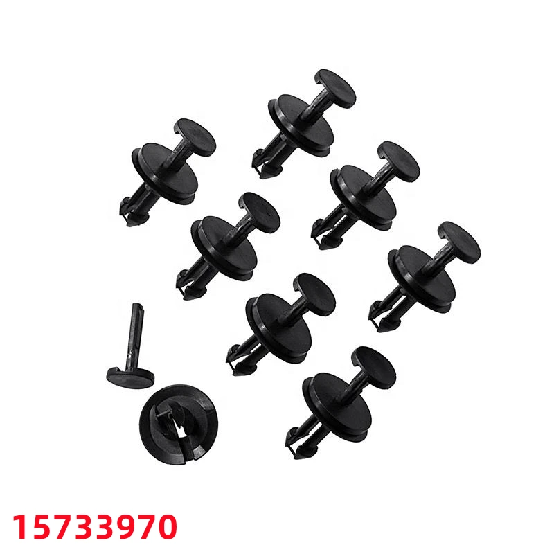 

100Pcs Car Push Clip Rivet Auto Trim Clip And Fasteners Push-Type Screw Rivets 15733970 B24