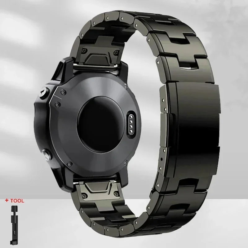 Sleek Titanium Quickfit Strap - Premium Metal Release Watch Band