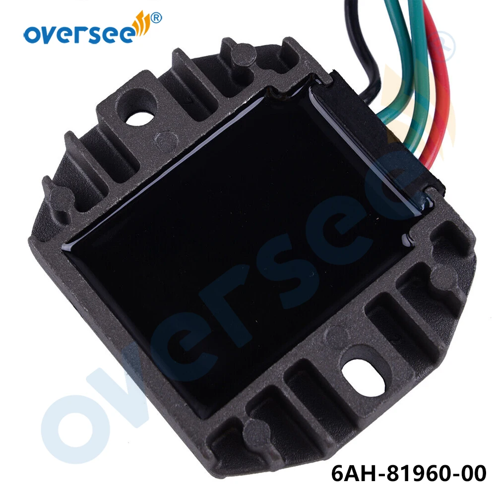 OVERSEE 6AH-81960-00 RECTIFIER & Regulator For YAMAHA 4 Stroke 15HP 20HP F15 F20 Outboard Engine