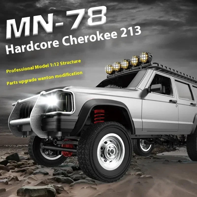 

MN78 1/12 Full Scale Cherokee RC Crawler Dirt Bike Car 2.4G RTR 4WD Remote Control Off-road Vehicle Model For Adult Kids Gifts