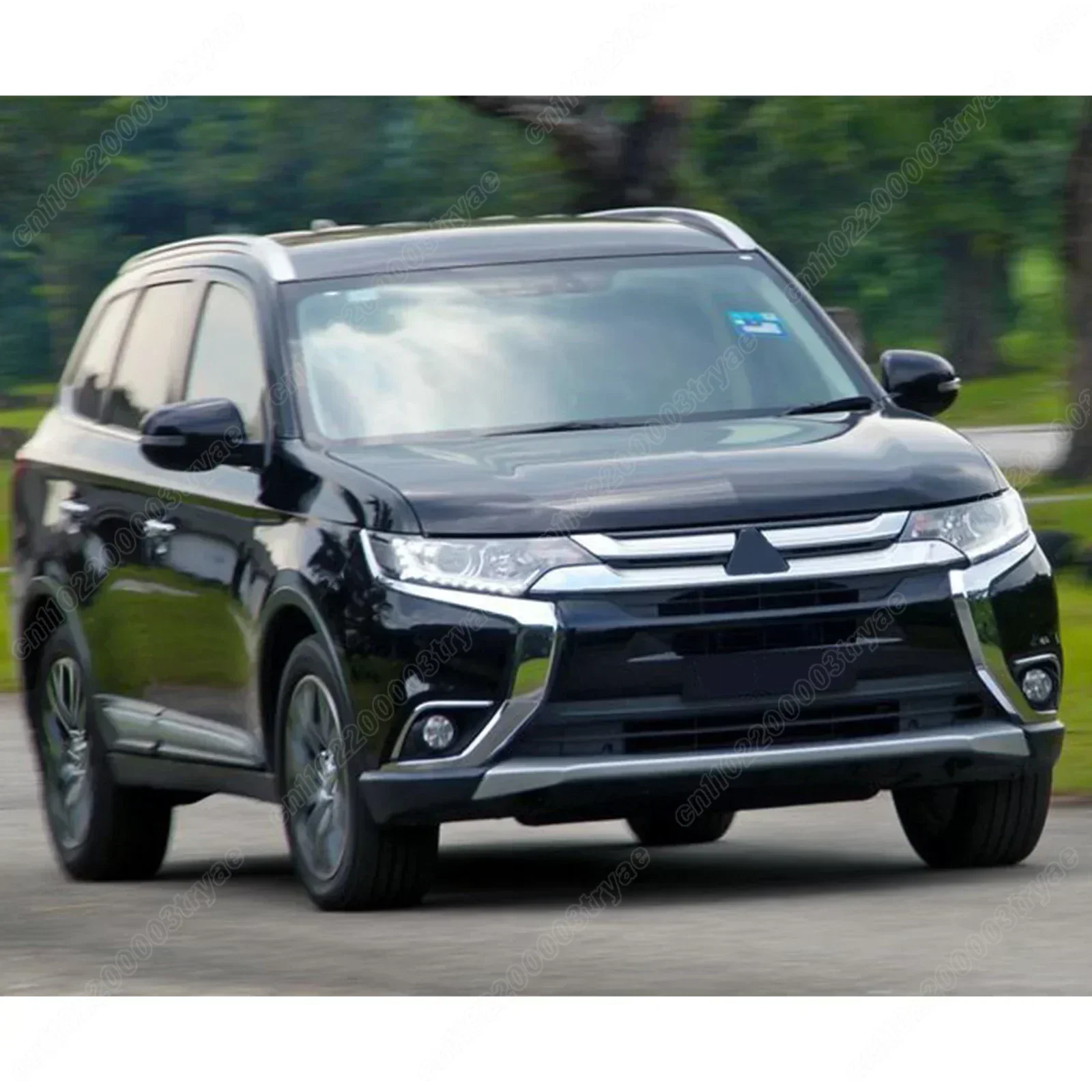 Mitsubishi Outlander 3세대 2015 2016 2017 2018 2019 2020 헤드 라이트 스트립 안개등 커버 앞 범퍼 크롬 트림