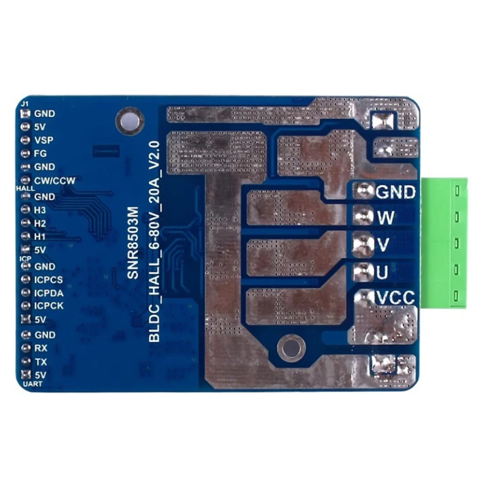 A13E-3상 BLDC DC 브러시리스 모터 컨트롤러 고전력 1600W 홀 모터 제어 드라이버 보드 모터 레귤레이터