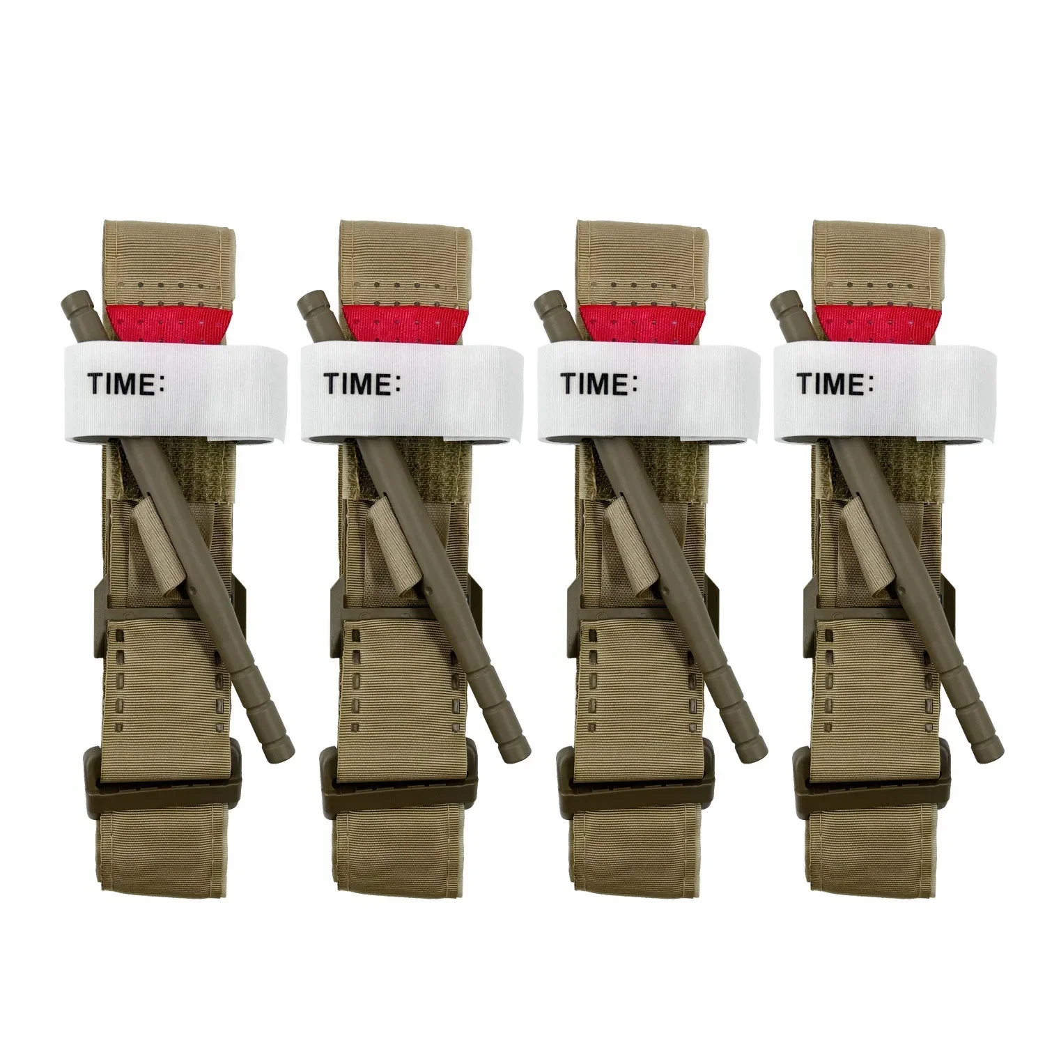 1pcs High Quality Tactical Medical 95cm Tourniquet for Outdoor Exploration Combat Application Red Tip Medical Emergency Belt Aid