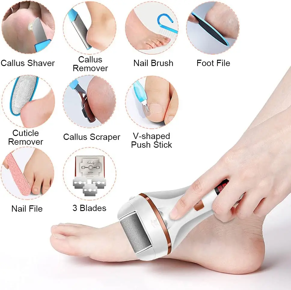 Tbest Hard Dead Skin Remover, Grinding Sanding Pedicure Feet Care Tool  Callus Remover Foot Rasp File