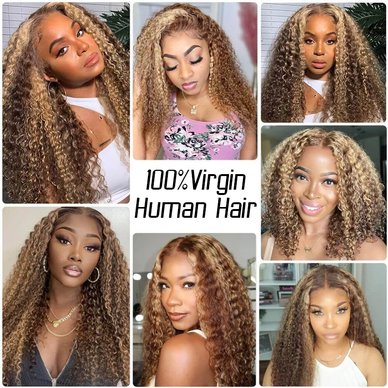 Real Virgin Human Hair Bulk Extension 613 Blonde Hair Bulk Weaving For Braiding Unprocessed No Weft Deep Wave Bundles