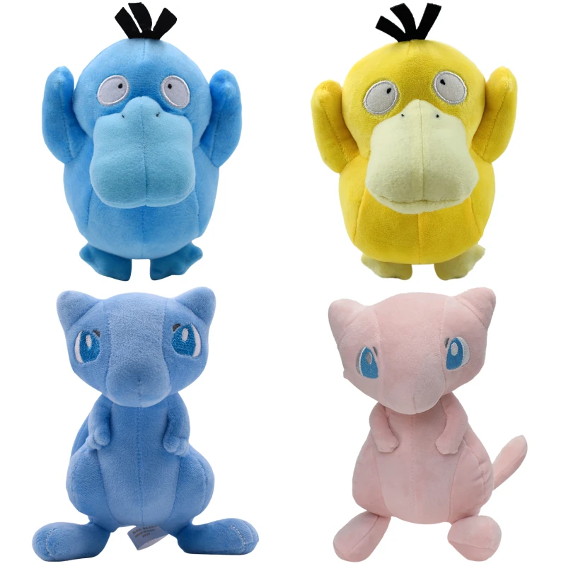 

Kawaii Pokemon Shiny Psyduck Mew Soft Plush Toys Cute Anime Stuffed Animals Cartoon Peluche Dolls Festivals Birthday Gifts