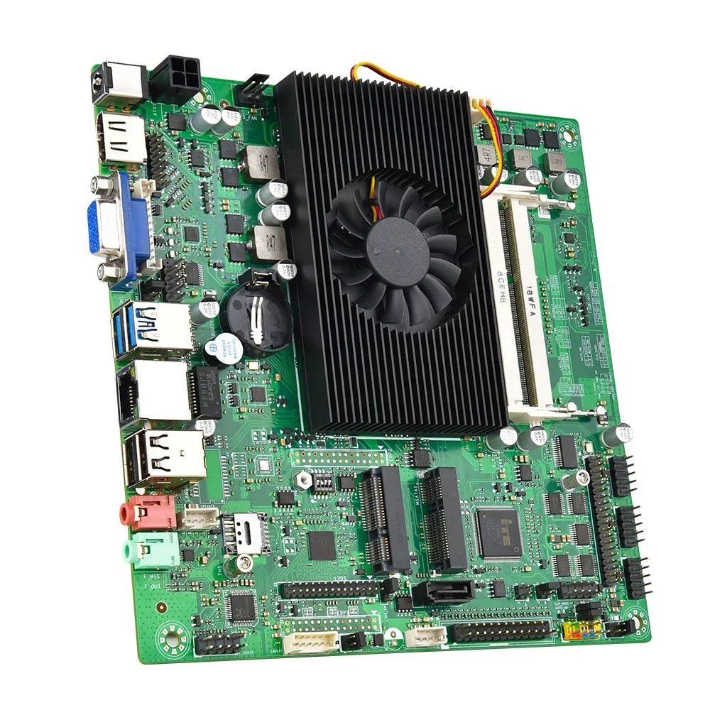 JINGSHA itx-4200U mini itx motherboard onboard intel i5 4200U CPU dual channel DDR3 RAM Industrial Motherboards 2