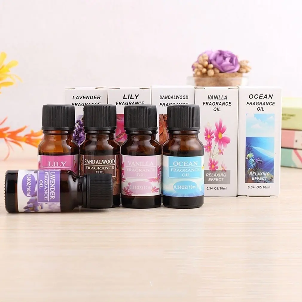 10ML Natural Essential Oils Pure Essential Oils For Aromatherapy Diffusers Body Massage Relax Fragrance Oil