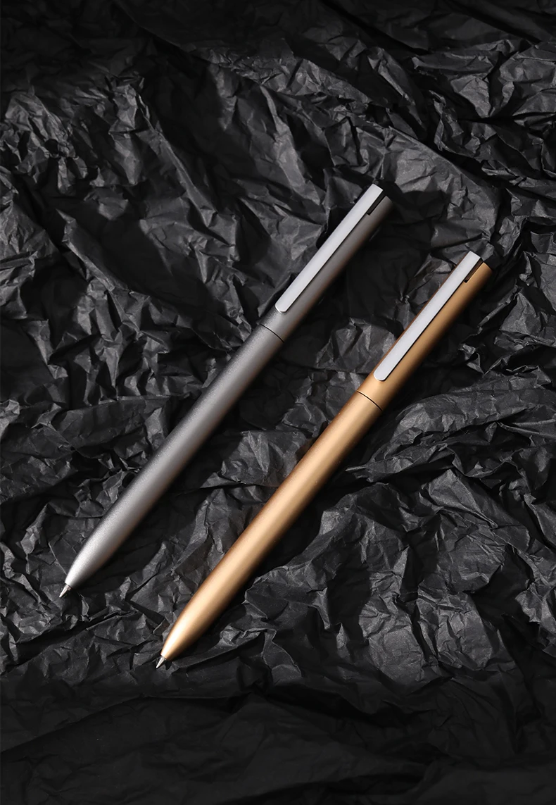 Rotierender Metall gel stift 0,5mm Premec Schweizer Nachfüllung für Xiaomi Sign Pen Caneta Pучки Fine Point Writing Büro Schreibwaren – Detail 8