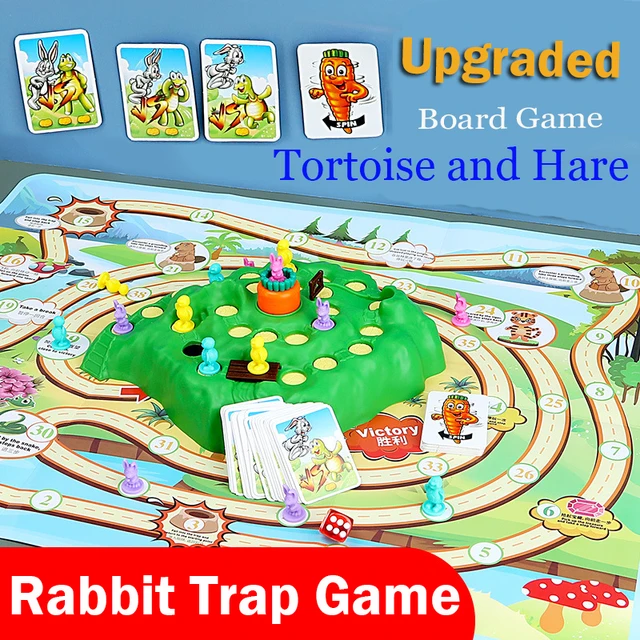 Rabbit Trap Competitive Tablet Board Games Play Chess Family Tortoise and hare Montessori Interactive Educational Toys For Child 1