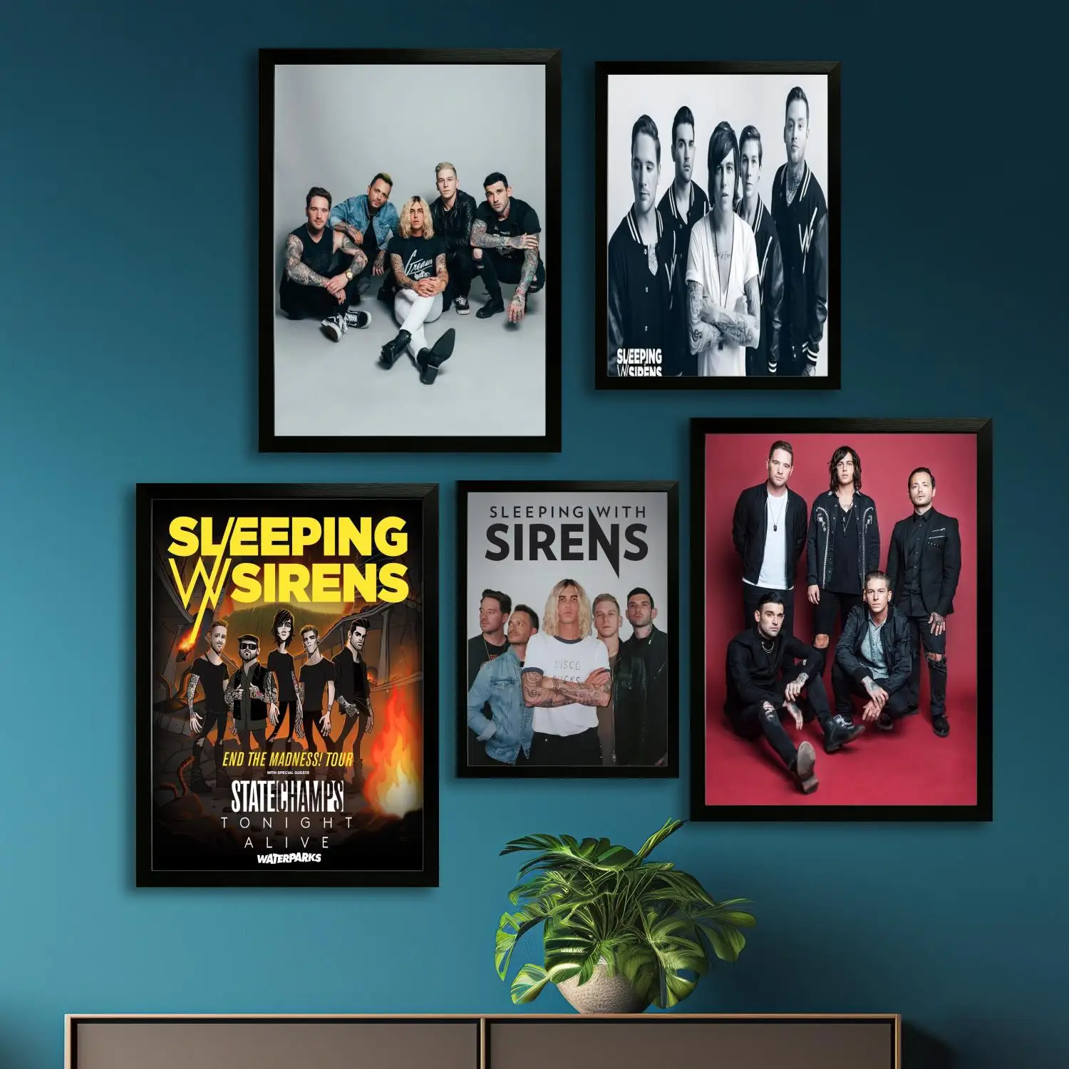 Dormire con sirene Poster su tela e arte da parete, stampa di immagini,  famiglia moderna, arredamento per la camera da letto, poster, pittura  decorativa - AliExpress, image size:1500x1500