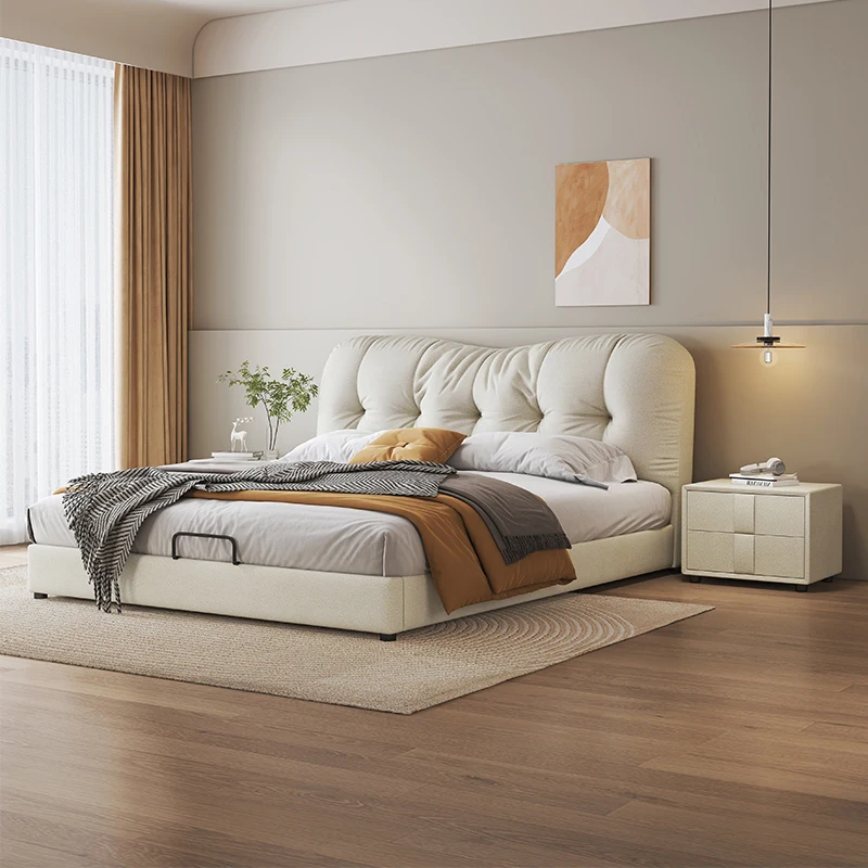 Accessori per mobili da camera da letto moderni pacchetto piatto struttura  del letto con base in ferro e acciaio con contenitore