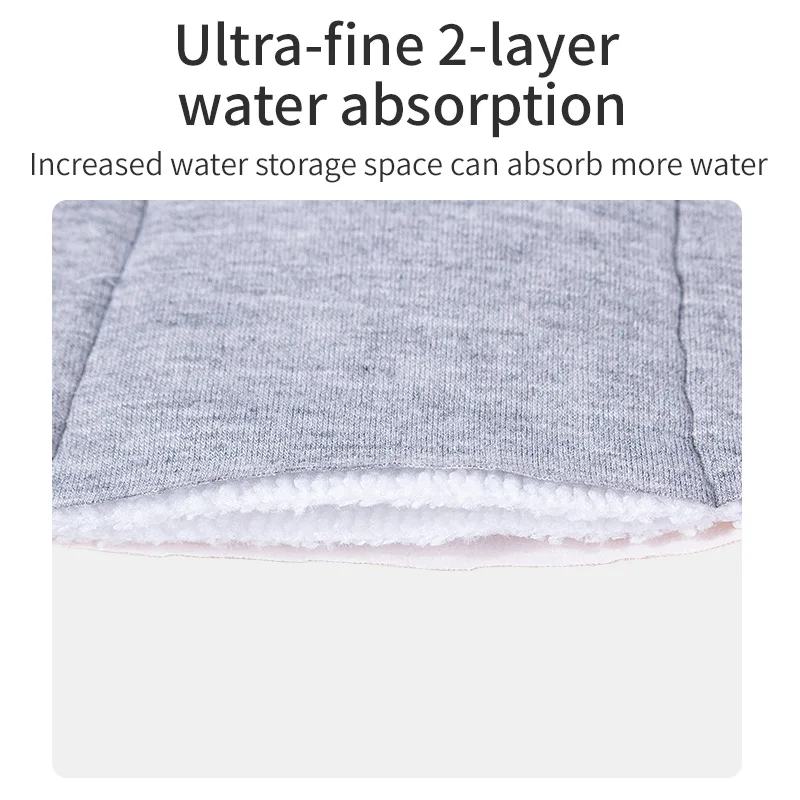 Reusable Sanitary Pad with Snap Button Closure, Quick-Absorbing & Machine Washable, Foldable, Soft & Breathable