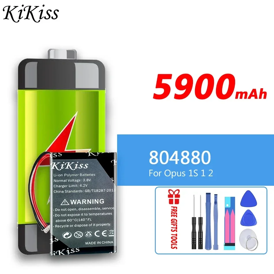 

5900mAh KiKiss Powerful Battery 804880 For Opus 1S 1 2 For Opus1 Opus2 Digital Replacement Bateria