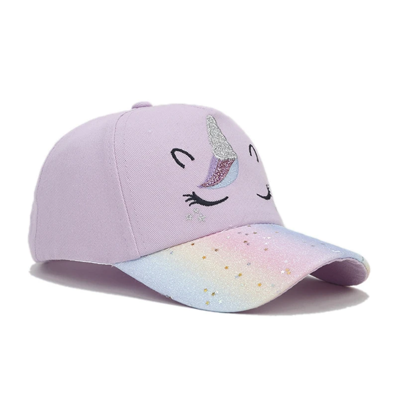 Cartoon Cute Baseball Cap for Girls Baby Sun Hats Casual Hip Hop Snapback Caps for Kids