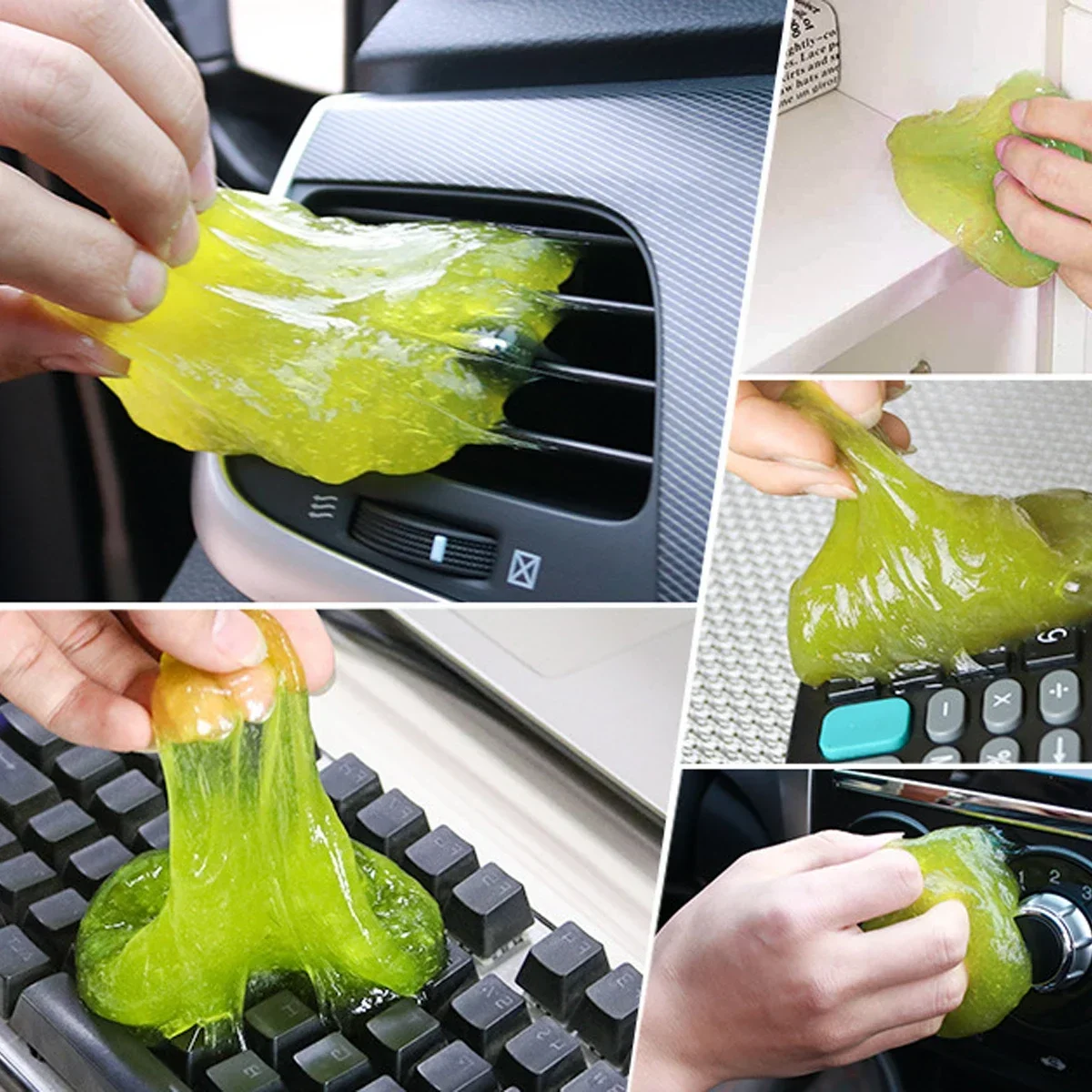 Multi Functional Magic Cleaning Soft Rubber Car Computer Keyboard Cleaning Vacuum Cleaner Air Conditioning Vent Dust