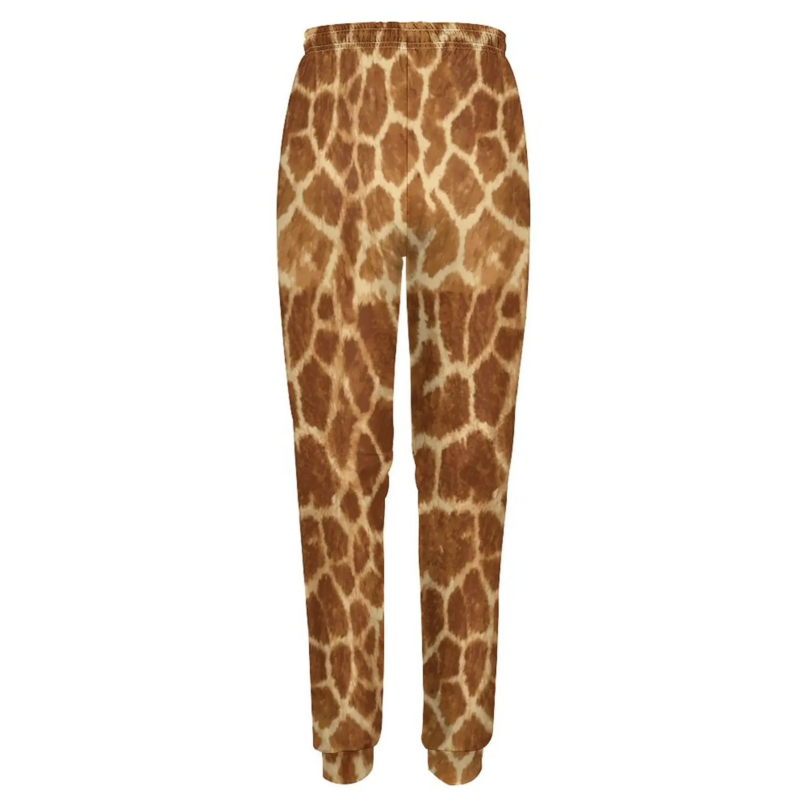 Giraffe Skin Print Baggy Pants Spring Animal Art Classic Sweatpants Female Y2K Graphic Trousers Big Size 5