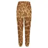 Giraffe Skin Print Baggy Pants Spring Animal Art Classic Sweatpants Female Y2K Graphic Trousers Big Size 5