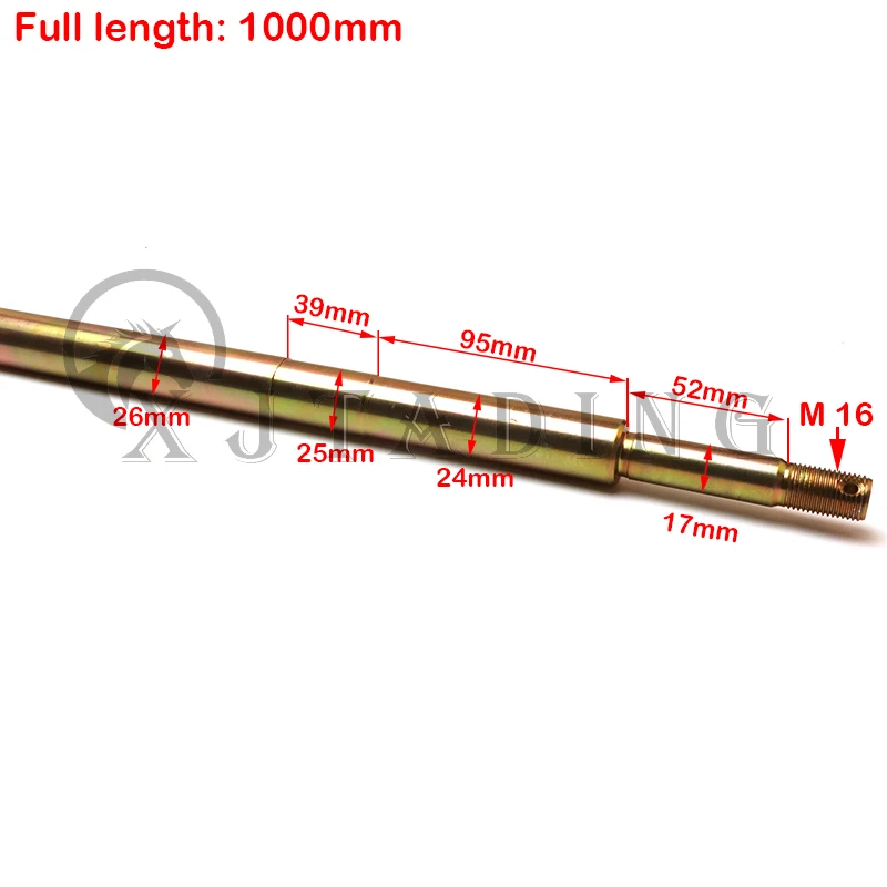 Kit Assale Posteriore Go Kart 29 Pollici - Completo Di Freno, Pignone E Catena Per Quad ATV 50-90cc - Foto 3