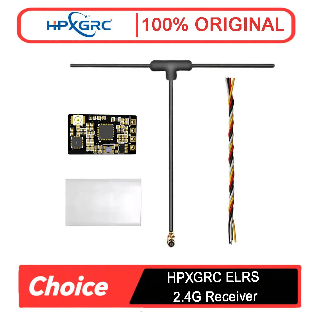 Récepteur ELRS HPXGRC 2.4G ExpressLRS Haute Sensibilité Faible Latence pour FPV