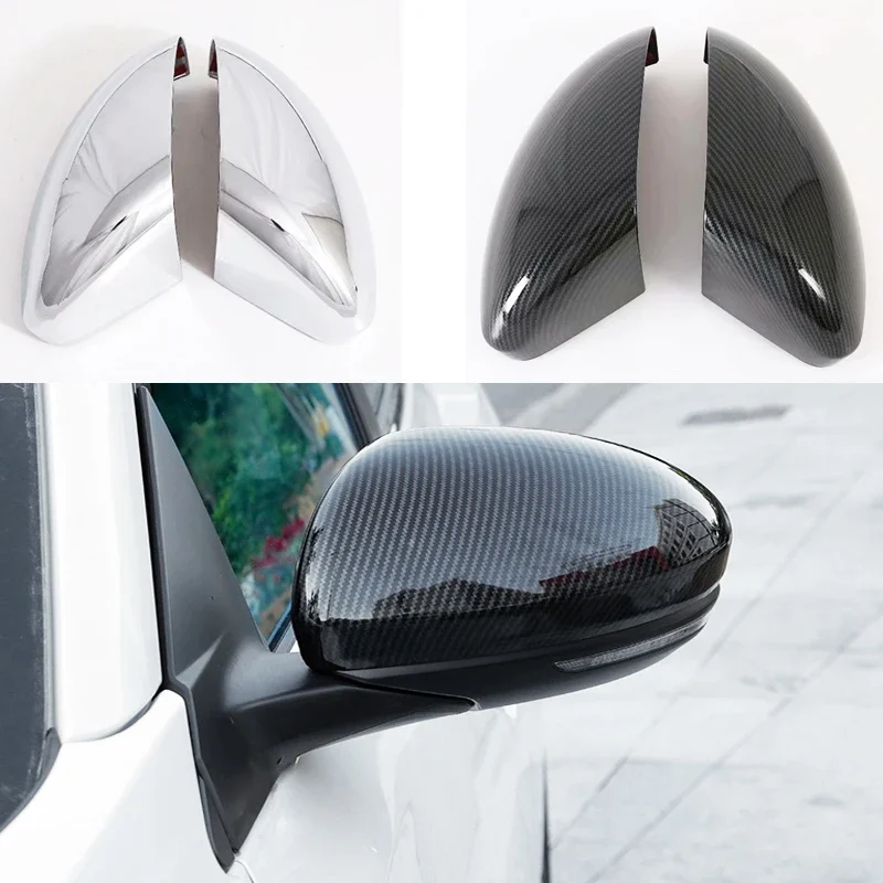 

2pcs Rearview Wing Mirror Cover Housing Casing For Nissan Sylphy Sentra 2020