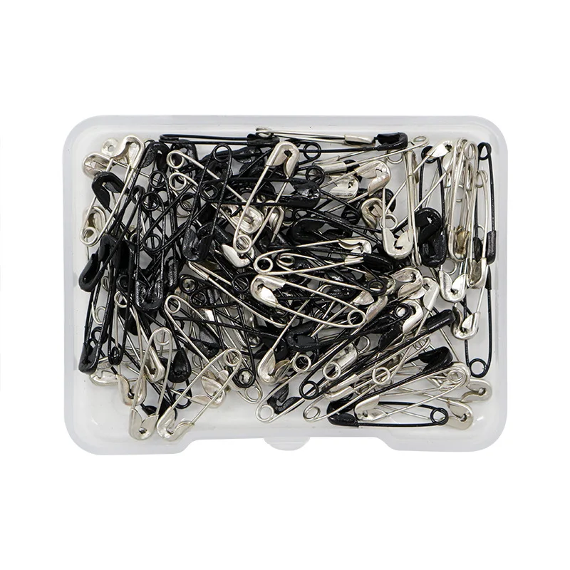 120pcs Safety Pins, 19mm Mini Safety Pins for Clothes Metal Safety Pin for  Clothing Sewing Handicrafts Jewelry Making (White)