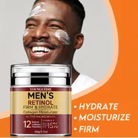 Men's Retinol Firming Face Cream Skincare Moisturizing Collagen Brightening Smooth Wrinkles Facial Face Men Skin Care Treatment 4